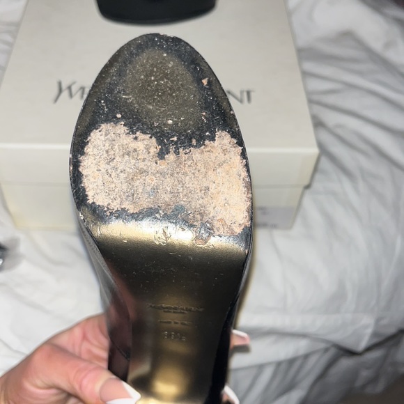 AUTHENTIC YSL TRIBUTE PLATFORM HEELS - Picture 2 of 5